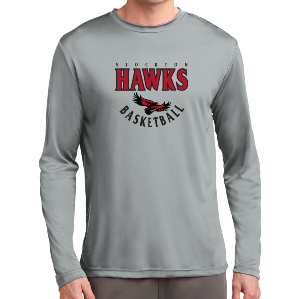Stockton Hawks Basketball Long Sleeve PosiCharge Competitor Tee Thumbnail