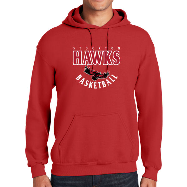 Stockton Hawks Basketball Heavy Blend Hooded Sweatshirt Thumbnail