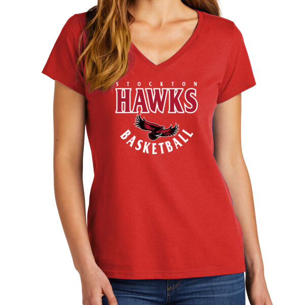 Stockton Hawks - Women's The Concert Tee ® V Neck Thumbnail